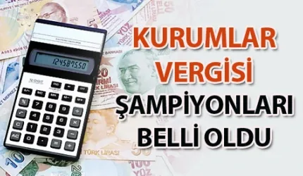 Kayseri'de Kurumlar Vergisi Rekortmenleri Açıklandı