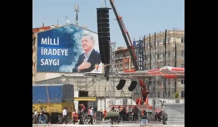 Kayseri Meydanı Başbakan İçin Hazırlanıyor