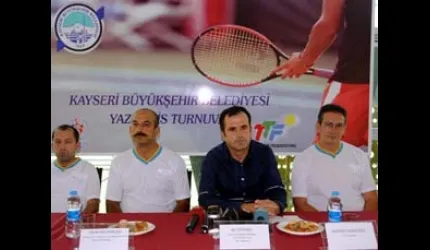 Erciyes Cup Tenis Turnuvası Başladı