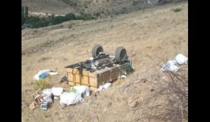 Kayseri'de Traktör Devrildi: 1 Ölü, 3 Yaralı