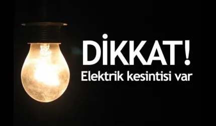 Elektrik Kesintisi