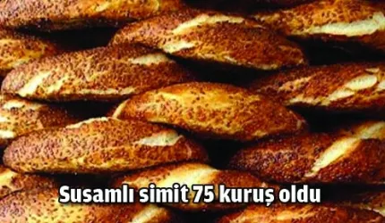 Kayseri'de Simidin Fiyatı 75 Kuruş Oldu