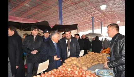 Kapalı Semt Pazarlarına Kameralı Güvenlik