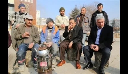 Özhaseki'den İşçilere Ziyaret