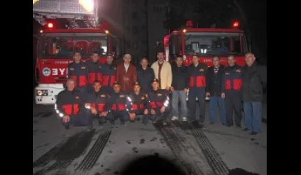 Kayseri´den deprem bölgesine arama kurtarma aracı ile personel desteği