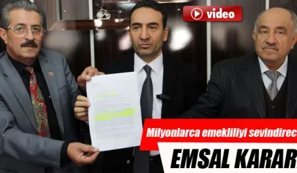 Milyonlarca emekliyi sevindirecek emsal karar