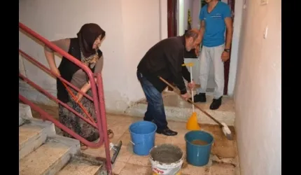 Kayseri'de Yolları Ve Evleri Su Bastı