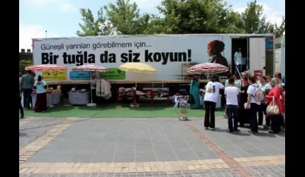 LÖSEV İyilikler Tir'ı Kayseri'de
