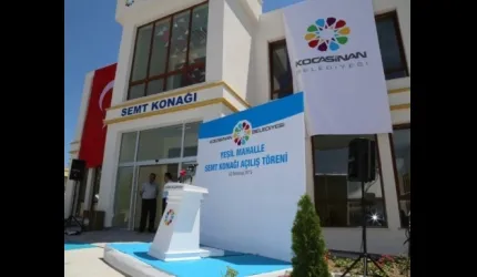 Kocasinan İlk Semt Konağını Açtı