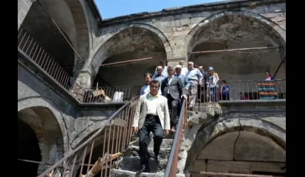 Vezir Han Restorasyonuna Başlanıyor