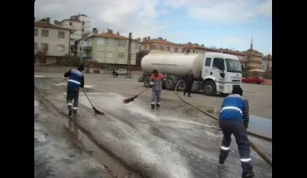 Kurban Kesim Yerleri dezenfekte Edildi