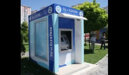 Elektrik ve su faturalarını akıllı vezne tahsil edecek