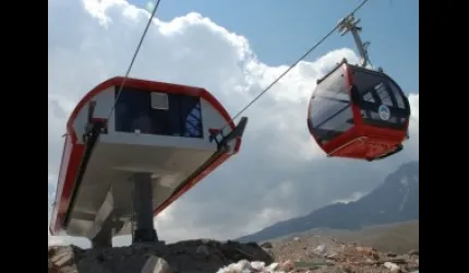 Erciyes kayak parkuru 42 kilometreyi geçti
