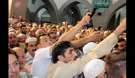 Hunat Camii´nde Sakal-ı Şerif izdihamı