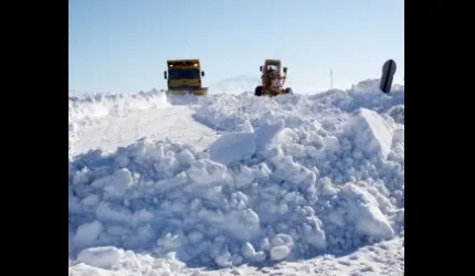 Kayseri´nin ilçelerinde tipi hayatı olumsuz etkiledi