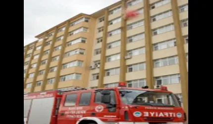 Kayseri Emniyet Müdürlüğü´nde yangın tatbikatı