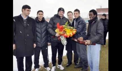 Melikşahlı öğrenciler, Kayserispor´u ziyaret etti