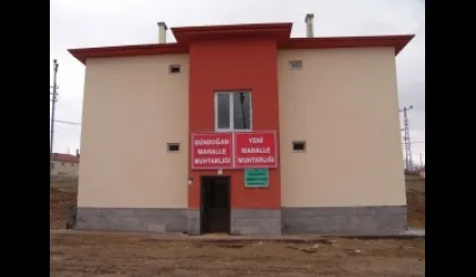 Mahzemin Mahallesi'ne iki muhtar evi yapıldı