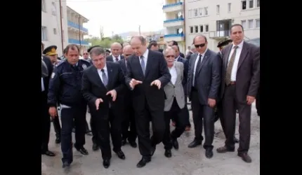 Bakan Şahin, Pınarbaşı Emniyet Müdürlüğü binasına incelemelerde bulundu