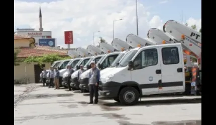 Kayseri Elektrik Şirketi´nde yeni araçlar hizmete girdi