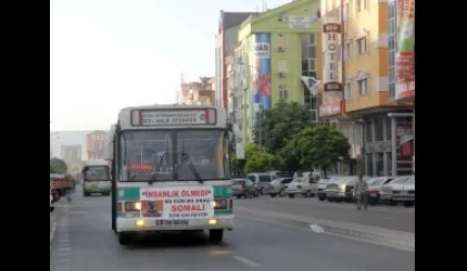 Halk otobüsü esnafı 3 günlük gelirini Somali´ye gönderecek