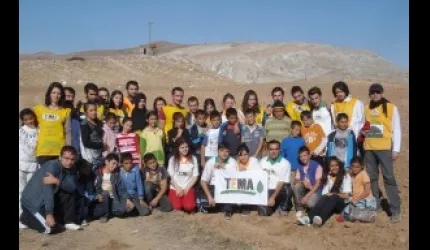 TEMA gönülleri Gömürgen´i yeşillendirdi