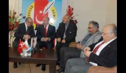 CHP İl Başkanı Atila, Kayseri Gazeteciler Cemiyeti'ni ziyaret etti