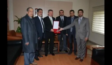 Omanlı valiler Kayseri´de incelemede bulunuyor