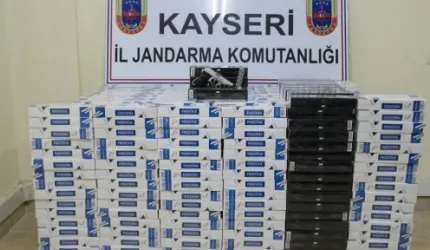 Pınarbaşında Kaçak Sigara Operasyonu